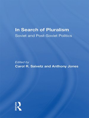cover image of In Search of Pluralism